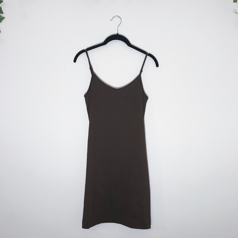 Banana Republic Basic Slip Brown Dress